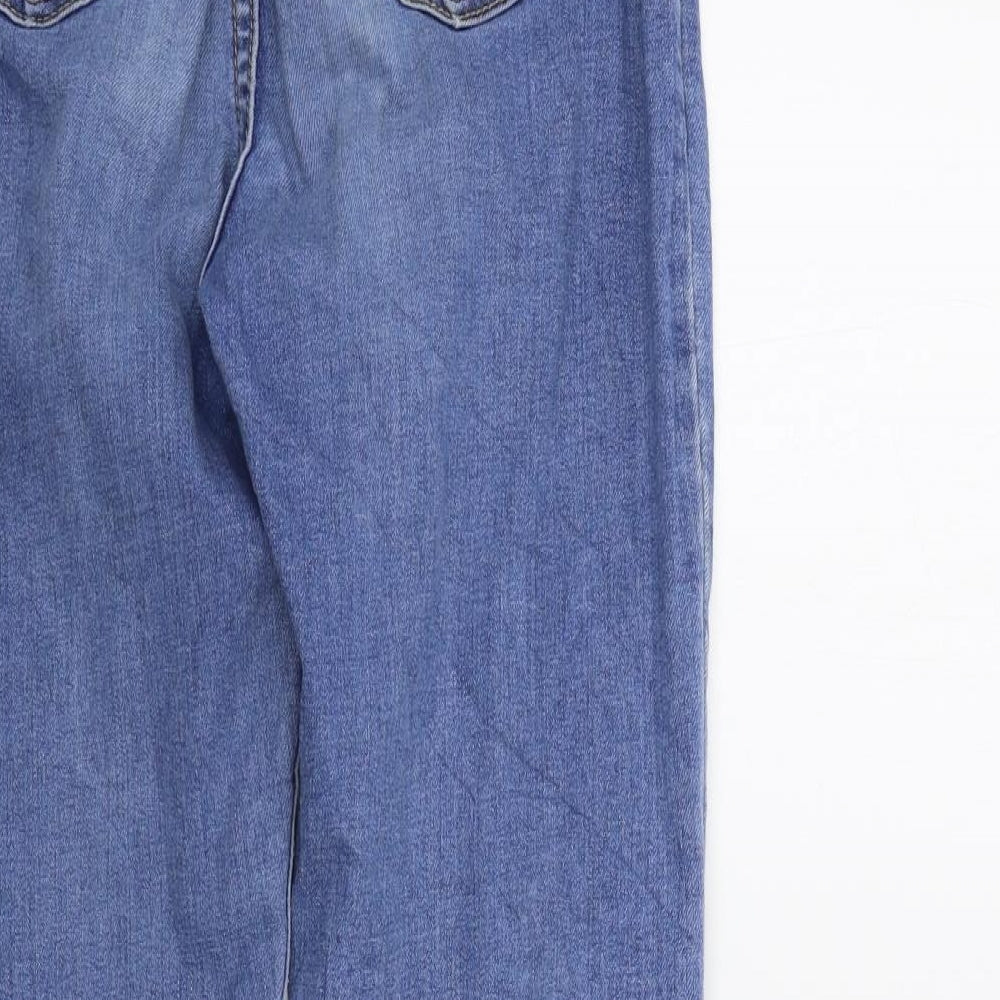 Womens UK Size 8 MOMOKROM Regular Fit Skinny Blue Jeans