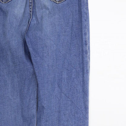 Womens UK Size 8 MOMOKROM Regular Fit Skinny Blue Jeans