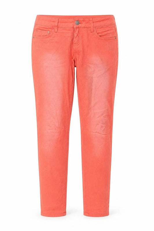 Womens UK Size 12 ESMARA Extra-Slim Fit Skinny Orange Jeans