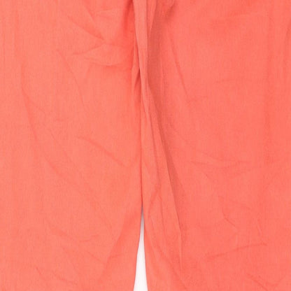 ESMARA Womens Orange  Denim Skinny Jeans Size 12 L29 in