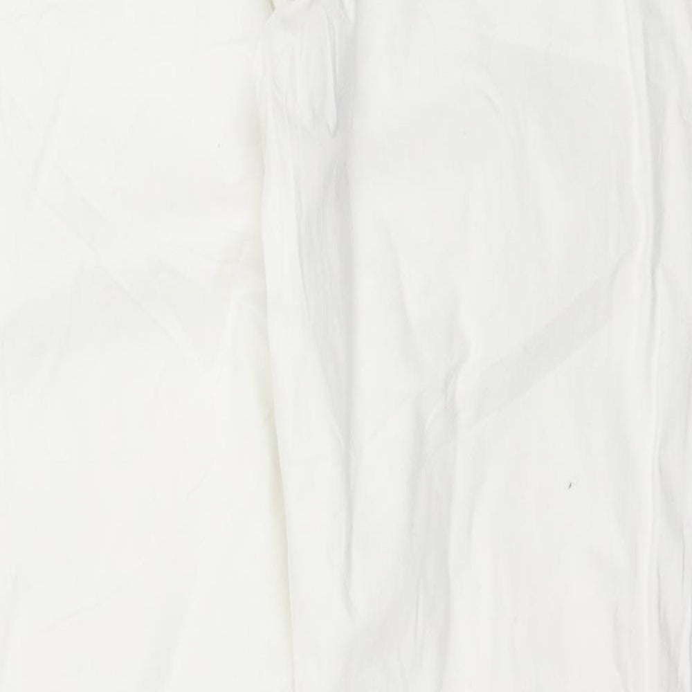 Gina Benotti Womens White  Denim Straight Jeans Size 16 L30 in