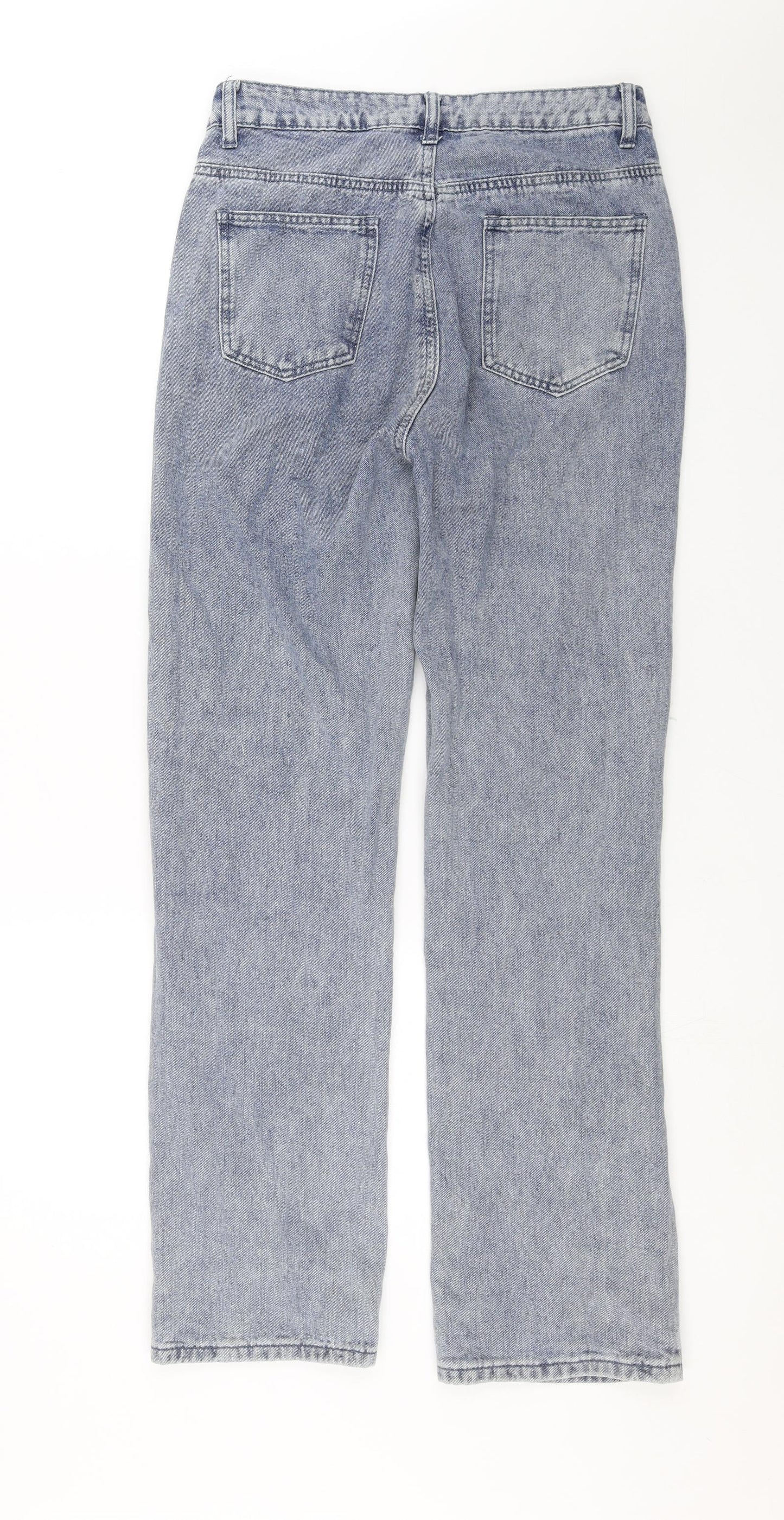 SheIn Womens Blue  Denim Straight Jeans Size M L30 in
