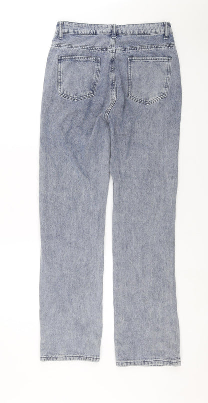 SheIn Womens Blue  Denim Straight Jeans Size M L30 in