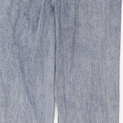 SheIn Womens Blue  Denim Straight Jeans Size M L30 in