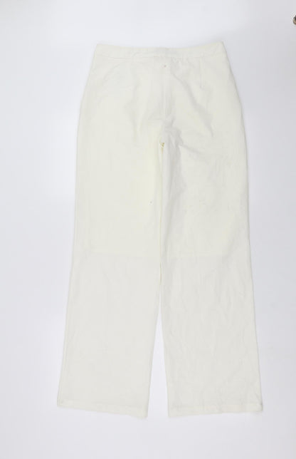 Vila Clothes Womens Ivory   Trousers  Size S L30 in