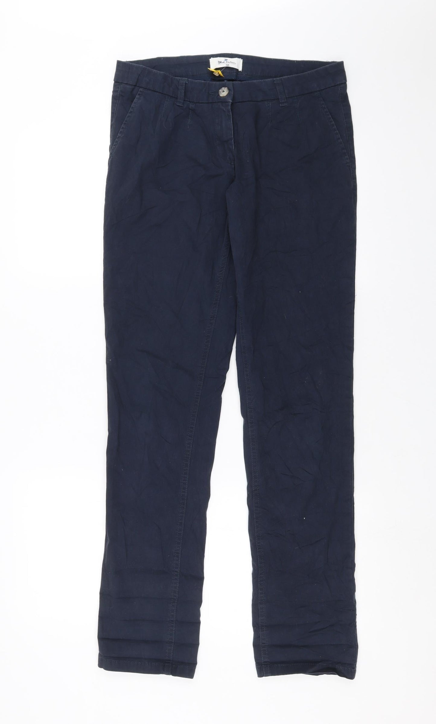 Womens UK Size 10 Blue motion Regular Fit  Blue Trousers