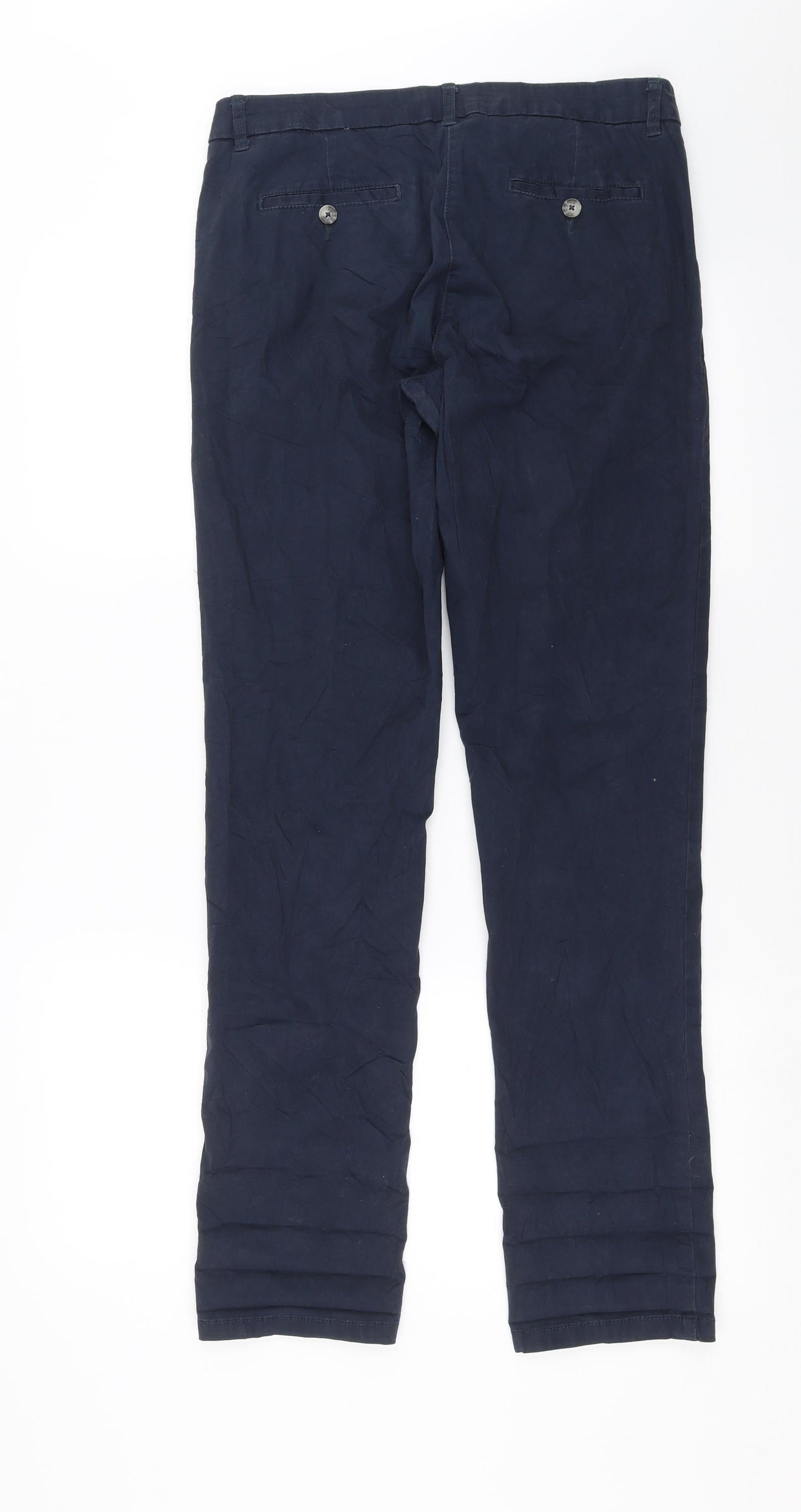 Womens UK Size 10 Blue motion Regular Fit  Blue Trousers