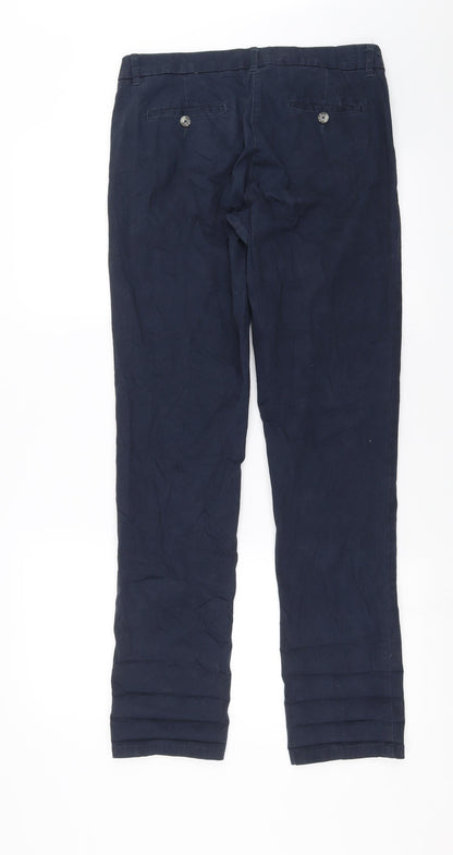 Womens UK Size 10 Blue motion Regular Fit  Blue Trousers