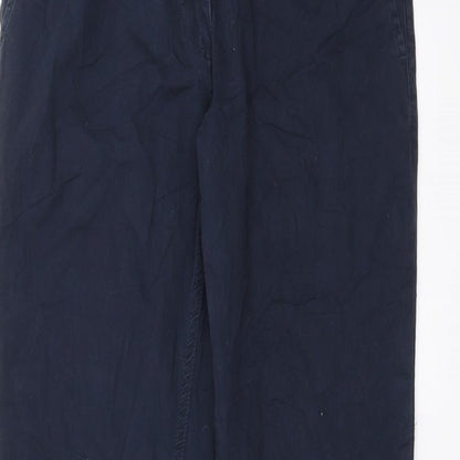 Womens UK Size 10 Blue motion Regular Fit  Blue Trousers