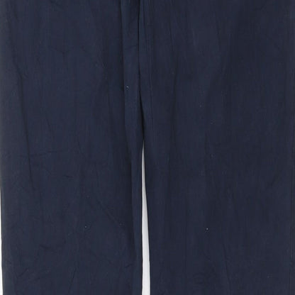 Womens UK Size 10 Blue motion Regular Fit  Blue Trousers