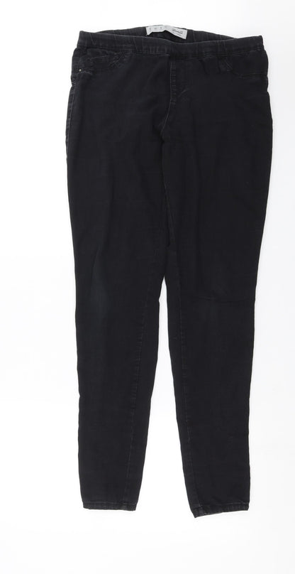 Primark Womens Black  Denim Jegging Jeans Size 12 L32 in