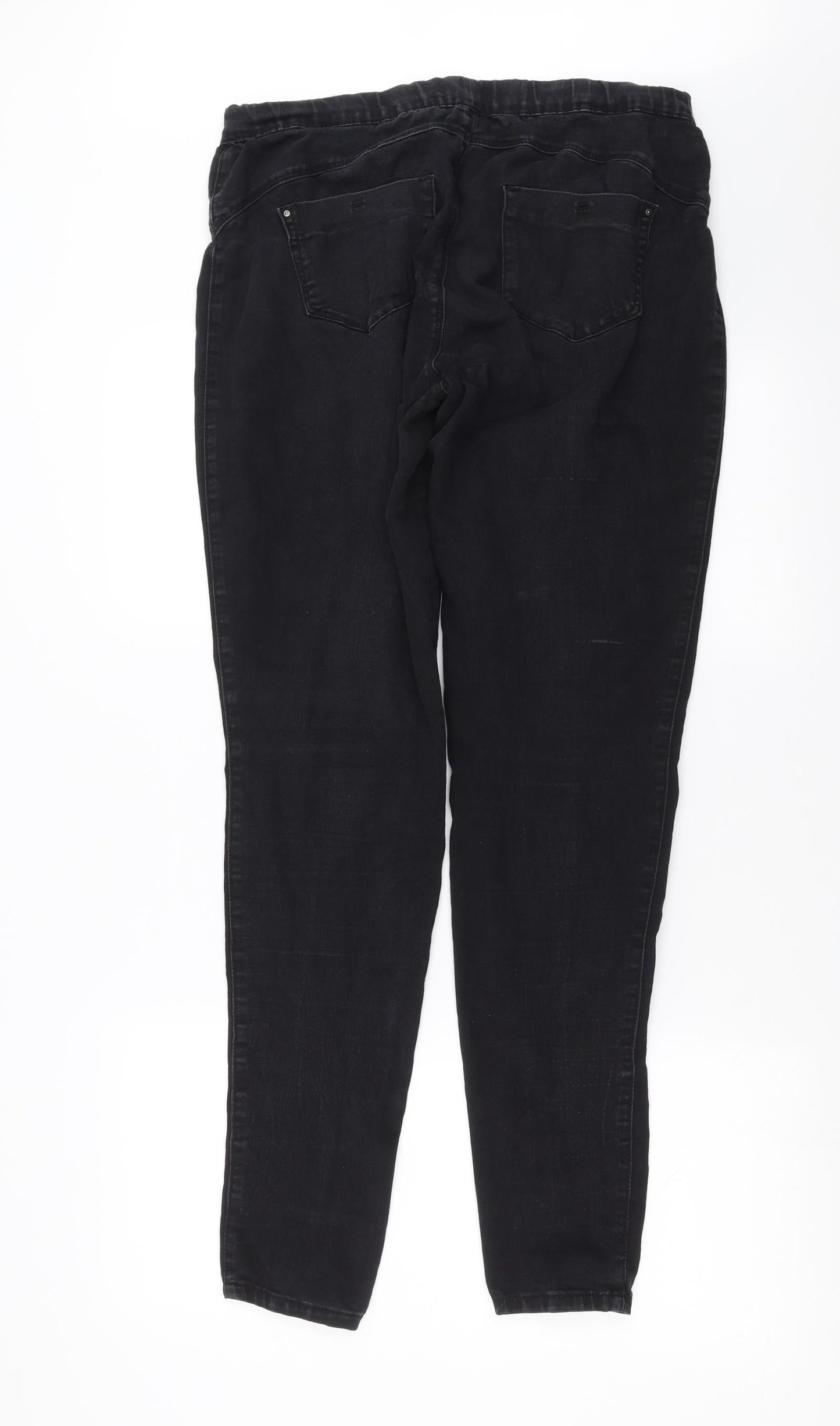 Primark Womens Black  Denim Jegging Jeans Size 12 L32 in