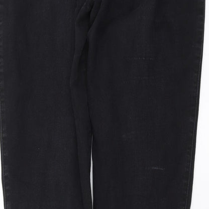 Primark Womens Black  Denim Jegging Jeans Size 12 L32 in