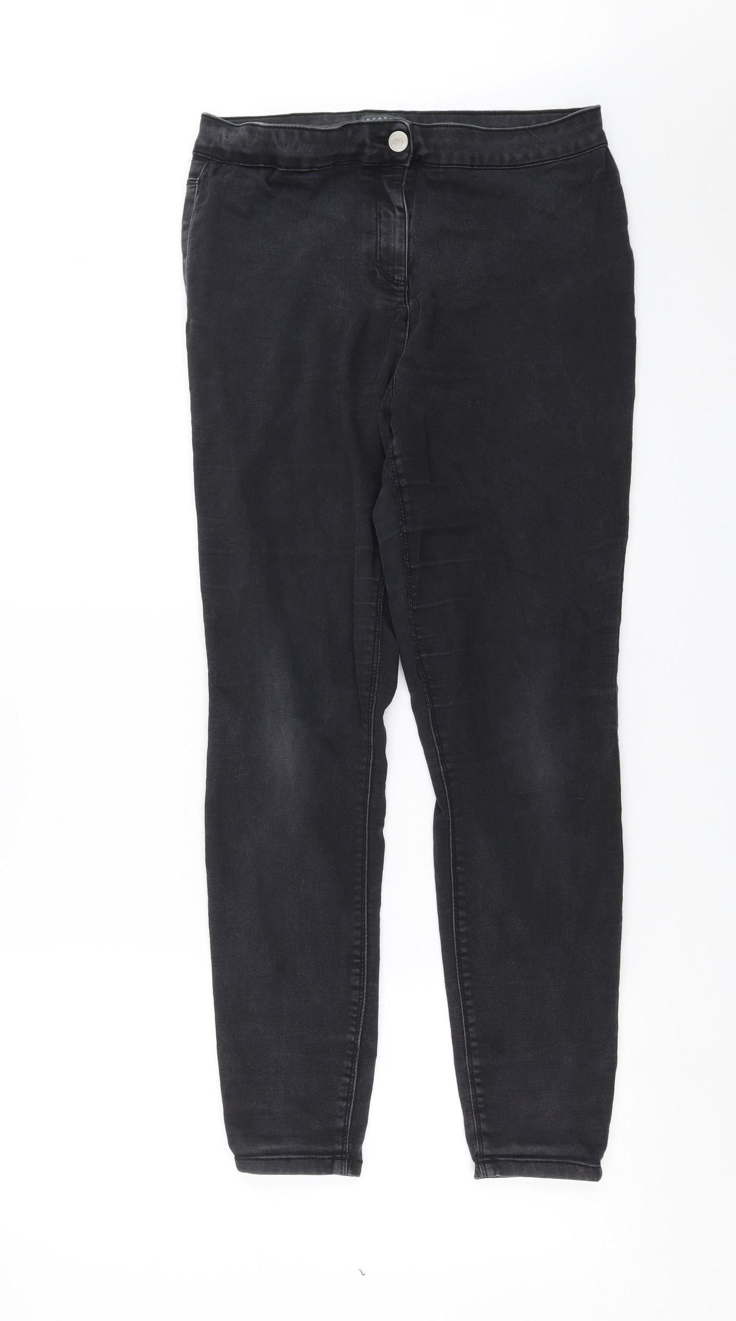 Womens UK Size 12 Papaya Extra-Slim Fit Skinny Grey Jeans