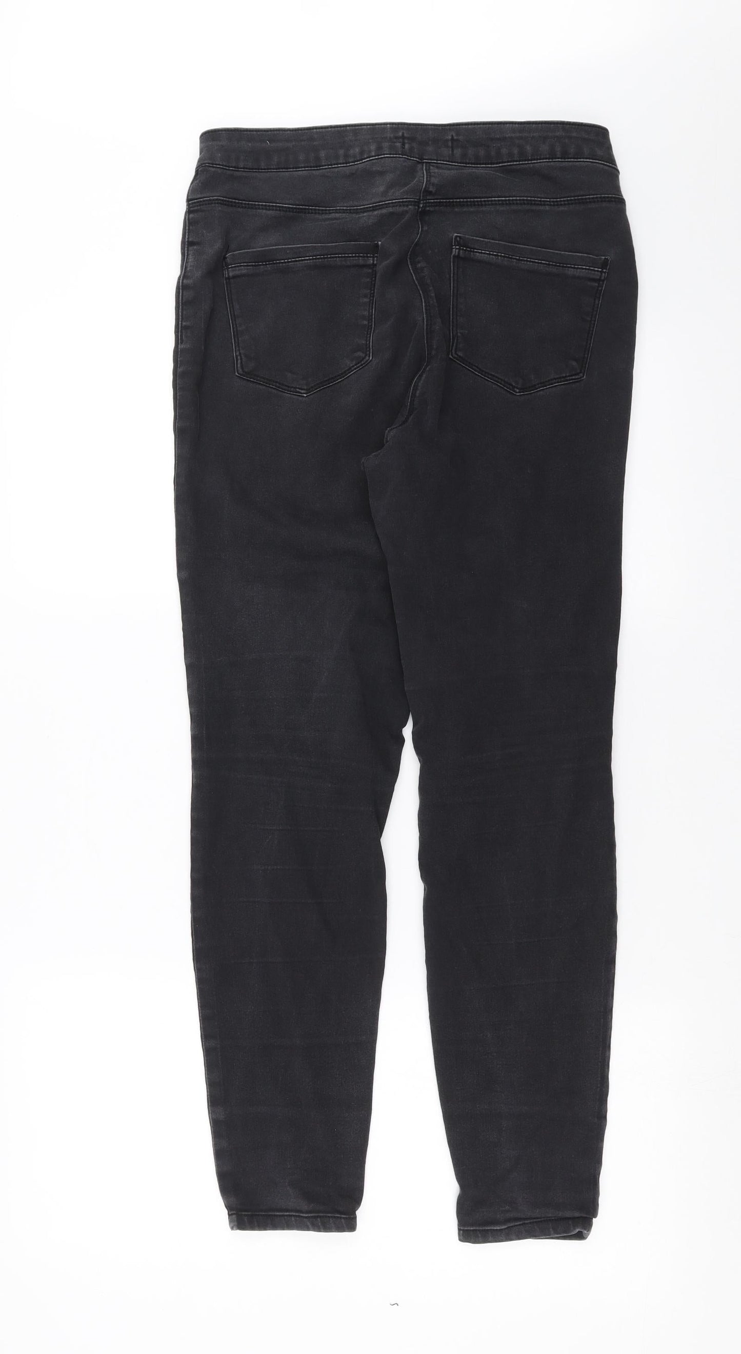 Womens UK Size 12 Papaya Extra-Slim Fit Skinny Grey Jeans