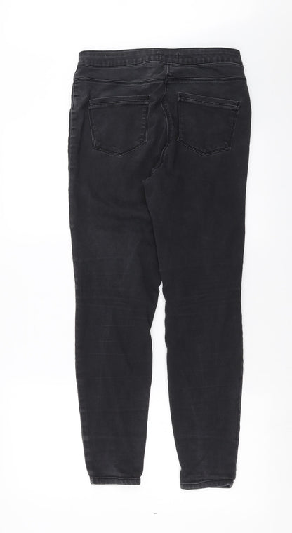 Womens UK Size 12 Papaya Extra-Slim Fit Skinny Grey Jeans