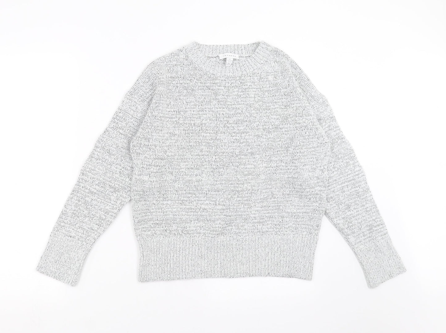 Womens UK Size S Topshop Grey Pullover Jumper