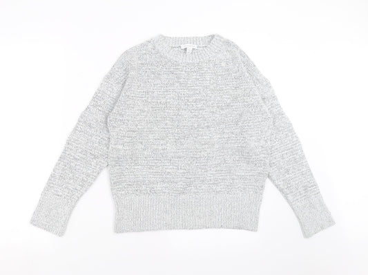 Womens UK Size S Topshop Grey Pullover Jumper