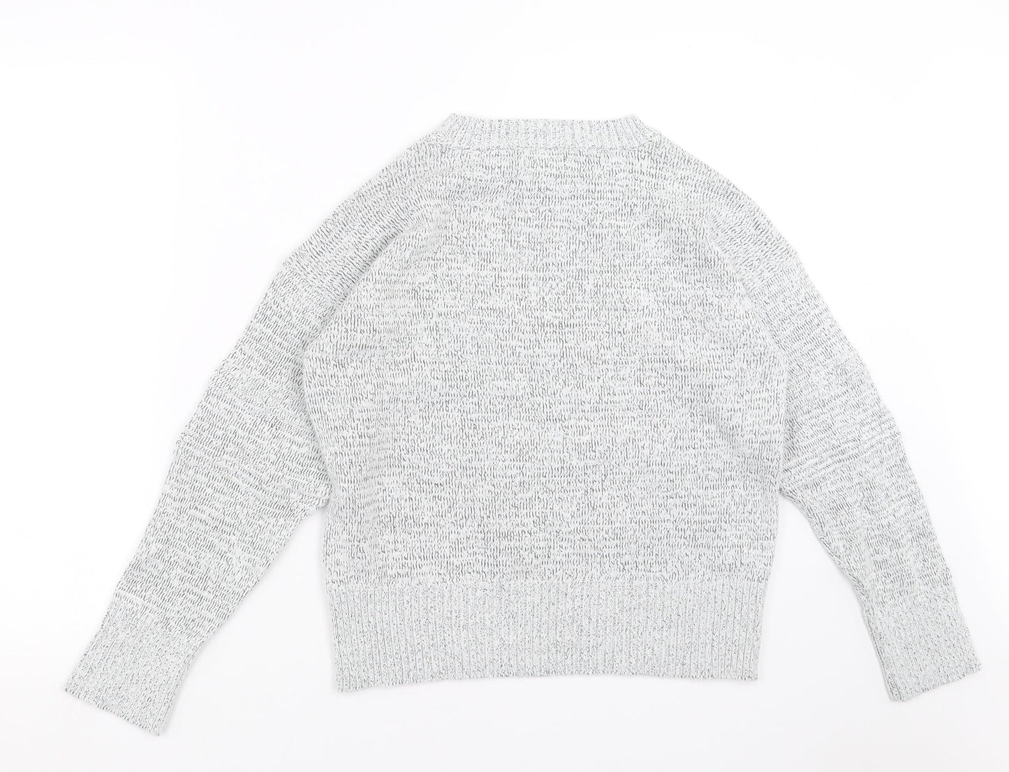 Womens UK Size S Topshop Grey Pullover Jumper
