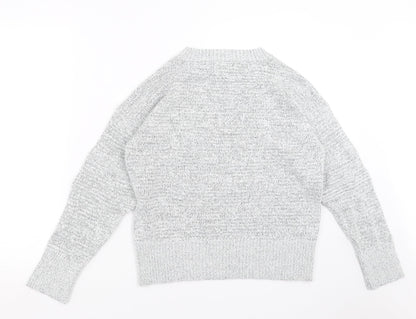 Womens UK Size S Topshop Grey Pullover Jumper