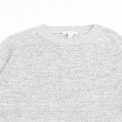 Womens UK Size S Topshop Grey Pullover Jumper