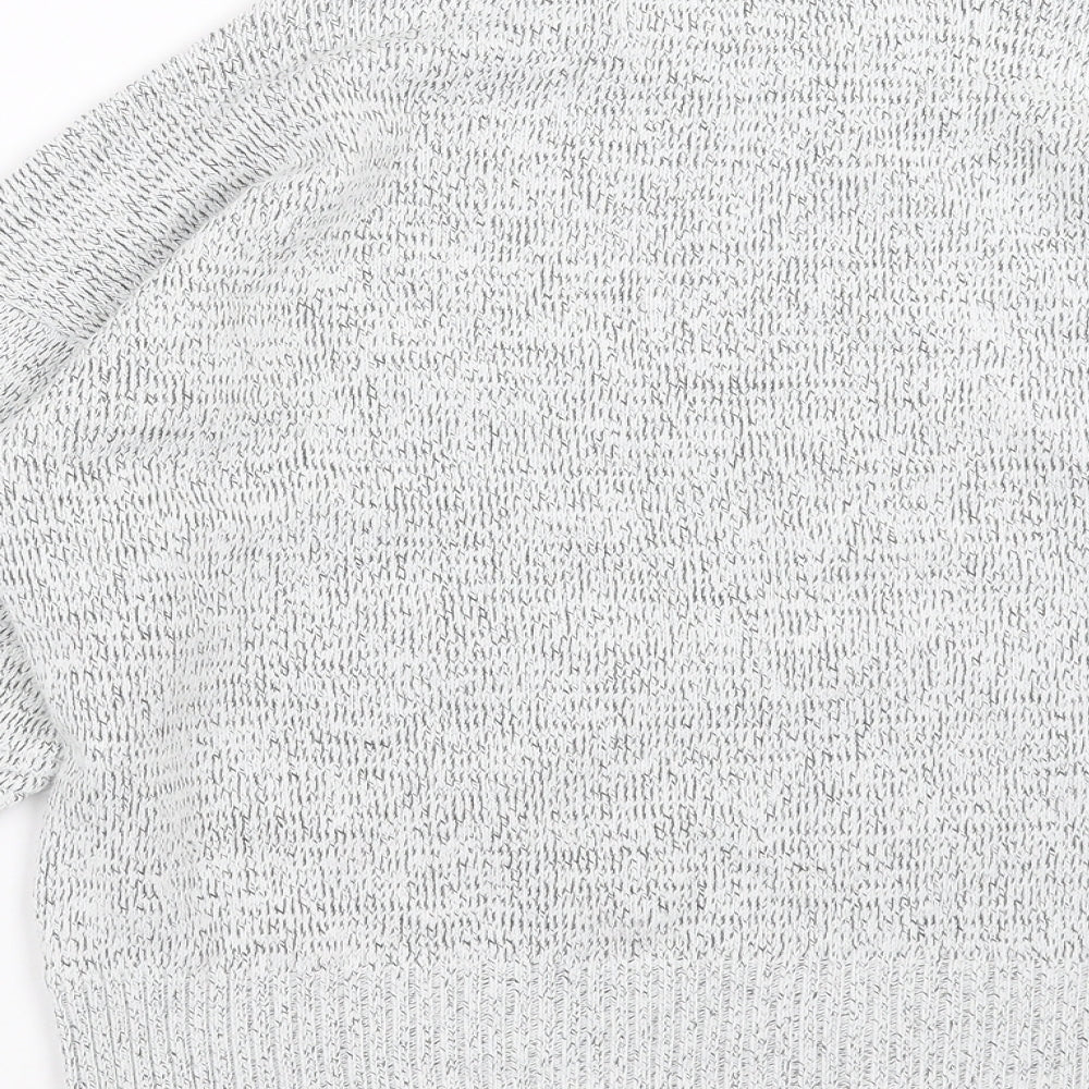 Womens UK Size S Topshop Grey Pullover Jumper