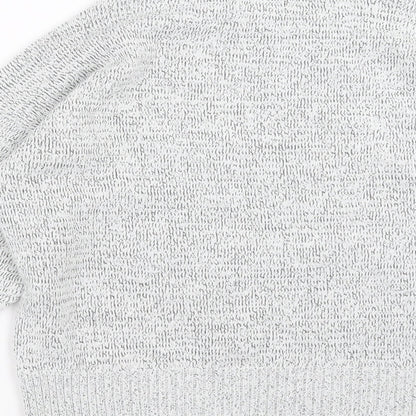 Womens UK Size S Topshop Grey Pullover Jumper