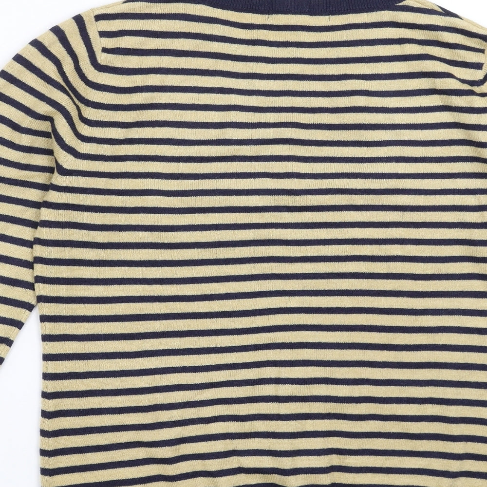 Womens UK Size 10 Savoir Beige Pullover Jumper