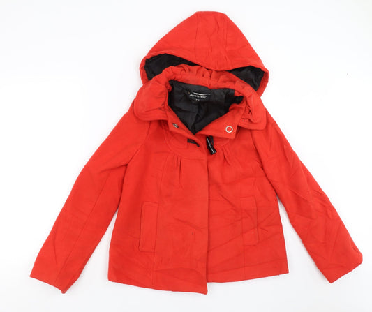 Primark Womens Red   Jacket Coat Size 8