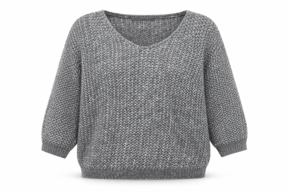 George Womens Grey  Knit Pullover Jumper Size M