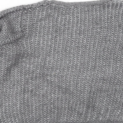 George Womens Grey  Knit Pullover Jumper Size M
