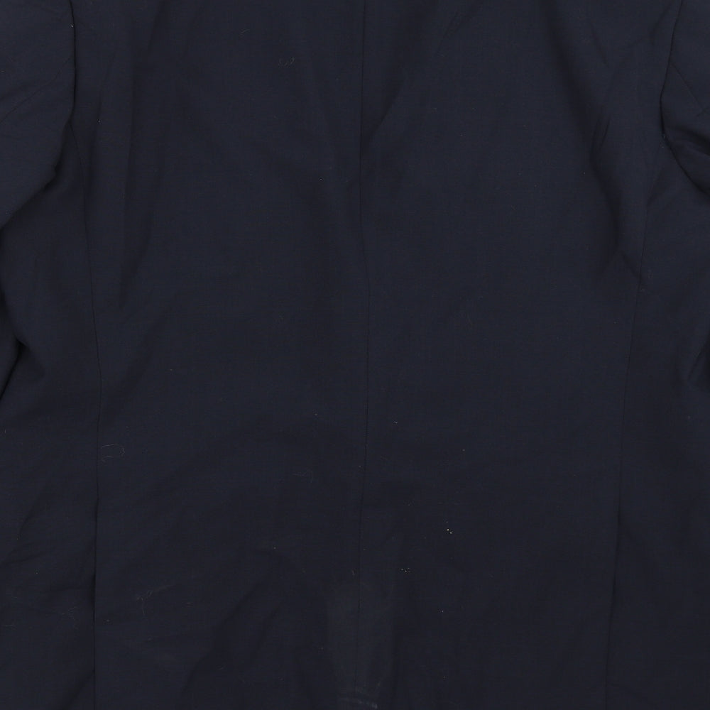 Mens UK Size 42 VARTEKS Regular Blue Suit Jacket