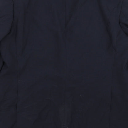Mens UK Size 42 VARTEKS Regular Blue Suit Jacket