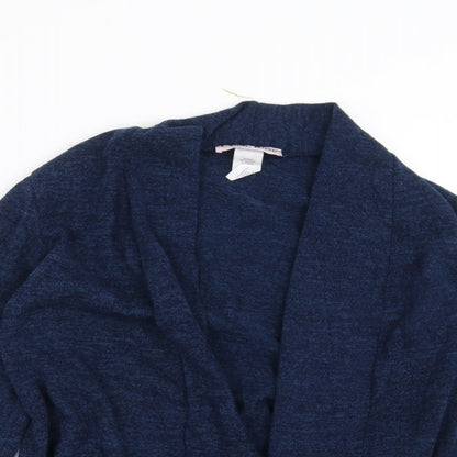 Carol Rose Womens Blue  Knit Cardigan Jumper Size M