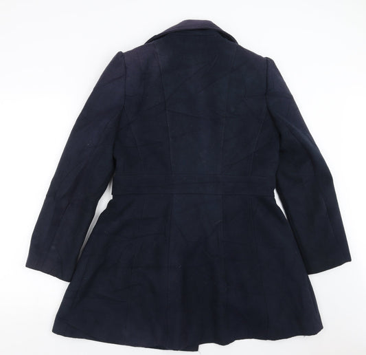 Primark Womens Blue   Pea Coat Coat Size 14