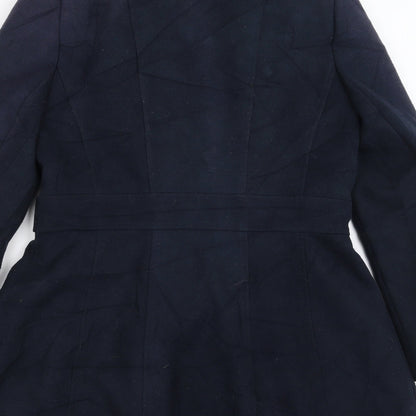 Primark Womens Blue   Pea Coat Coat Size 14