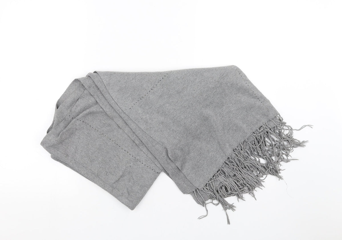 Angelica Womens Grey  Knit  Shawl/Wrap