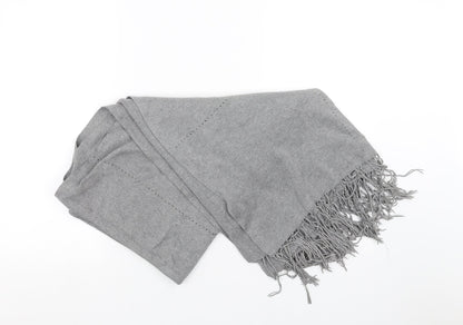 Angelica Womens Grey  Knit  Shawl/Wrap