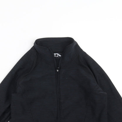 NEXT Girls Black   Full Zip Jumper Size 10 Years