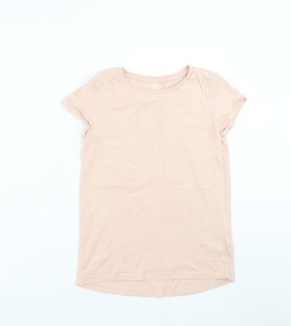 H&M Girls Pink   Basic T-Shirt Size 10-11 Years