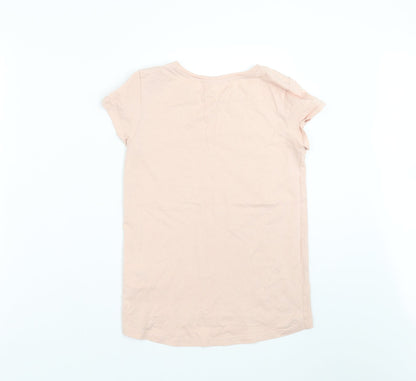 H&M Girls Pink   Basic T-Shirt Size 10-11 Years