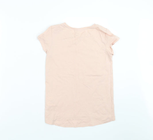 H&M Girls Pink   Basic T-Shirt Size 10-11 Years
