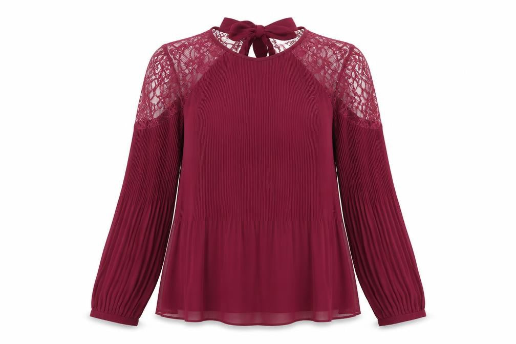 Womens UK Size 10 NEXT Purple Basic Blouse