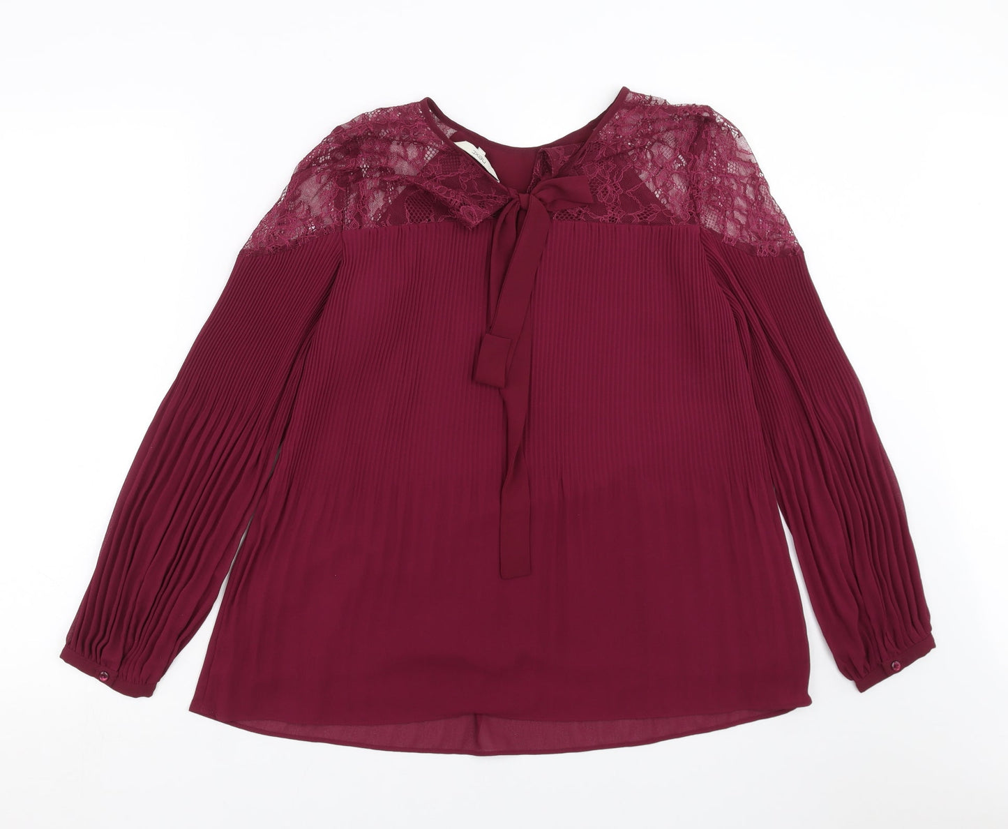 Womens UK Size 10 NEXT Purple Basic Blouse