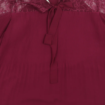 Womens UK Size 10 NEXT Purple Basic Blouse