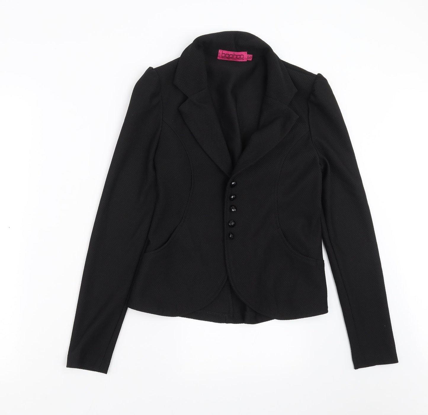 Womens UK Size 10 Boohoo Black Jacket