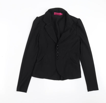 Womens UK Size 10 Boohoo Black Jacket