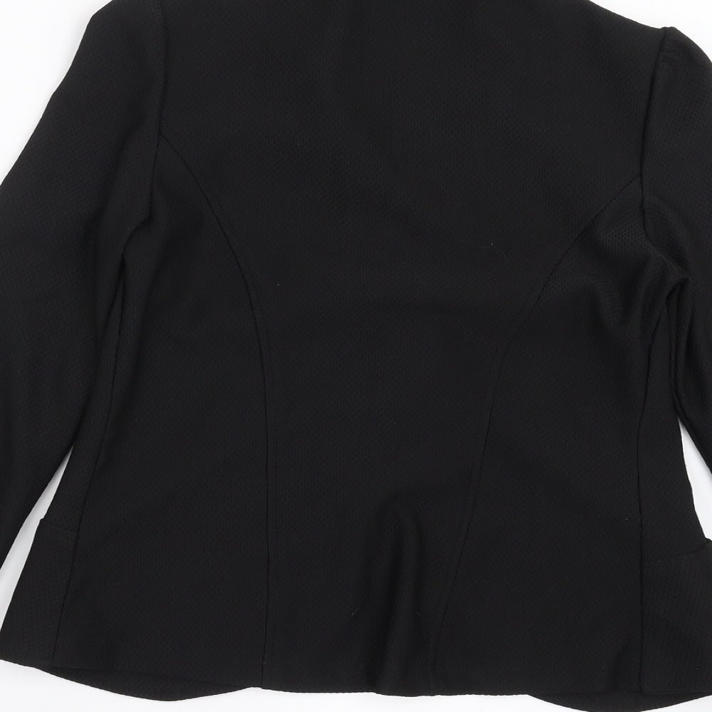 Womens UK Size 10 Boohoo Black Jacket