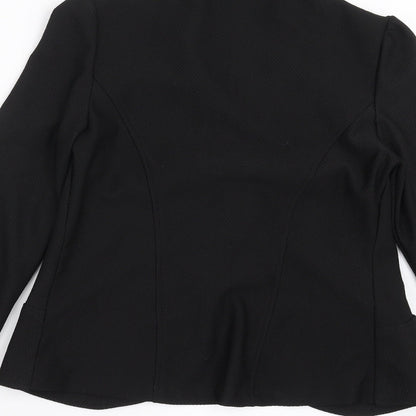 Womens UK Size 10 Boohoo Black Jacket