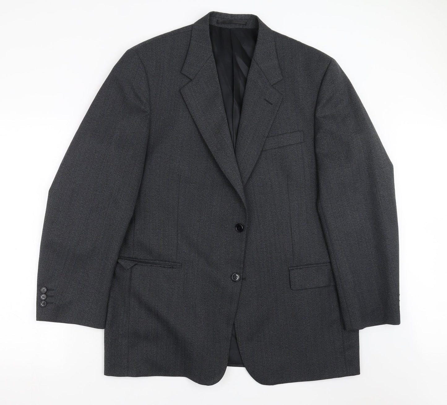 Mens UK Size 46 Wellington Regular Grey Suit Jacket